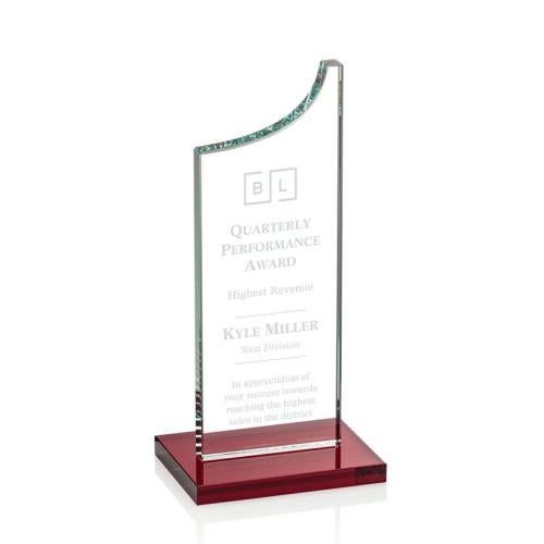 Awards and Trophies - Crystal Awards - Eden Red Peaks Crystal Award