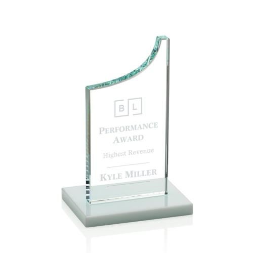 Awards and Trophies - Crystal Awards - Eden White Peaks Crystal Award