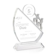 Employee Gifts - Cooperation Unique Crystal Award