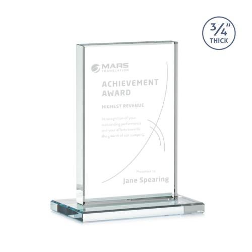 Awards and Trophies - Crystal Awards - Manhattan Clear Rectangle Crystal Award