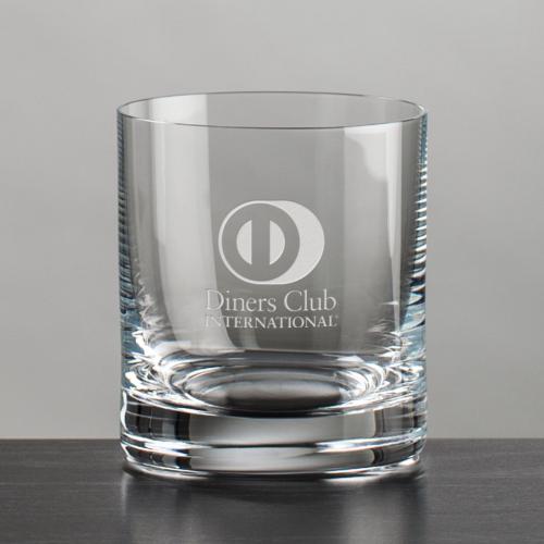 Corporate Gifts - Barware - On the Rocks Glasses - Franca OTR/DOF - Deep Etch