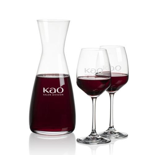 Corporate Gifts - Barware - Gift Sets - Portofino Carafe & Oldham Wine
