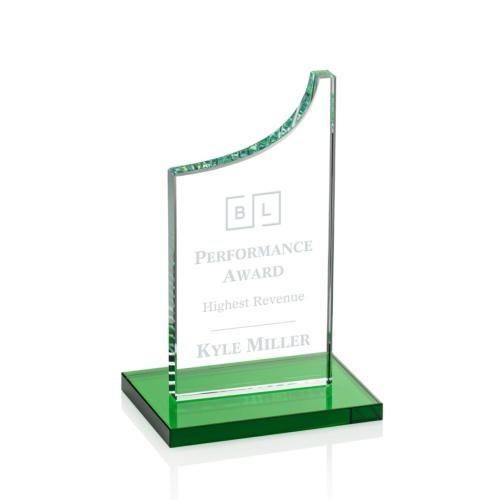 Awards and Trophies - Crystal Awards - Eden Green Peaks Crystal Award