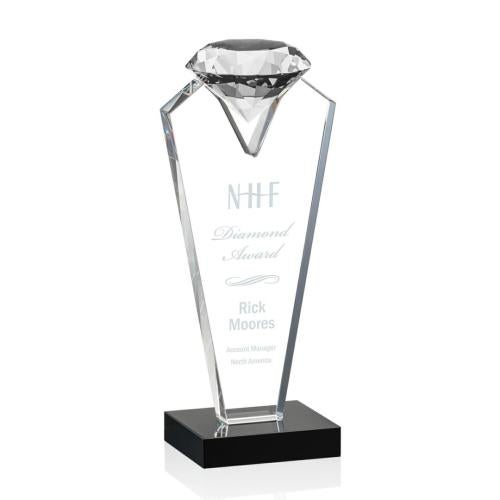 Awards and Trophies - Crystal Awards - Endeavour Diamond Crystal Award