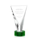 Mustico Green Unique Crystal Award