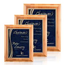 Bamboo/Finch - Blue  - Plaque Awards