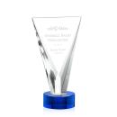 Mustico Blue Unique Crystal Award