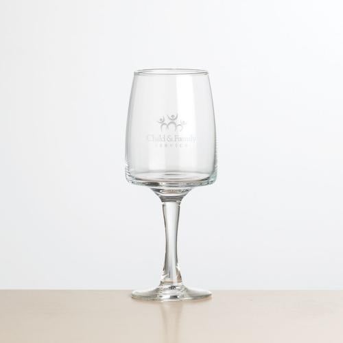 Corporate Gifts - Barware - Wine Glasses - Cherwell Wine - Deep Etch 
