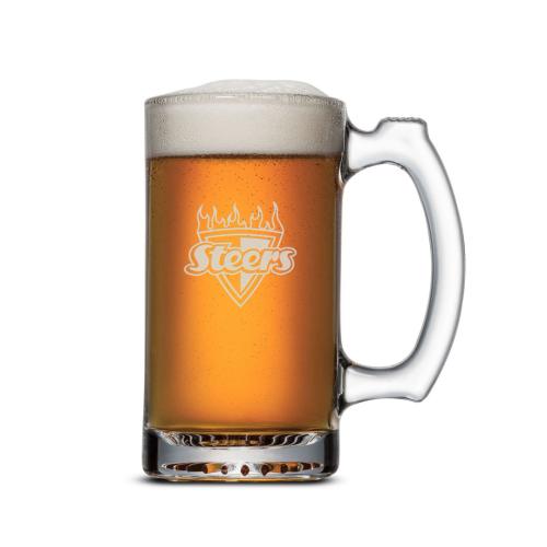 Corporate Gifts - Barware - Pilsners & Steins - Columbus Beer Stein - Deep Etch