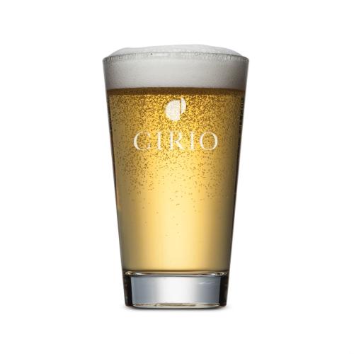 Corporate Gifts - Barware - Pilsners & Steins - Summerhill Heavy Sham Glass - Deep Etch 
