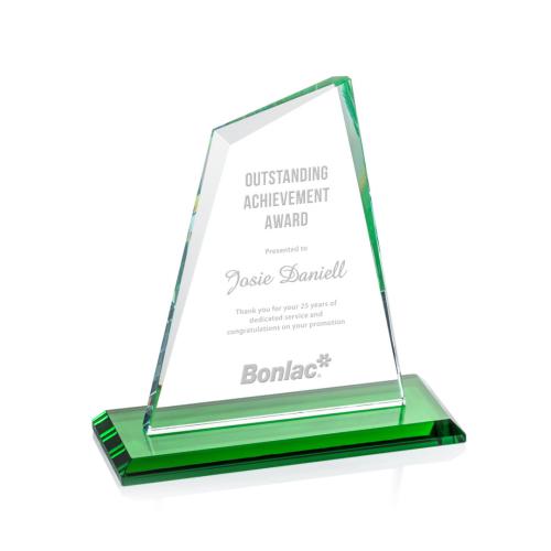 Awards and Trophies - Crystal Awards - Summit Green Peaks Crystal Award