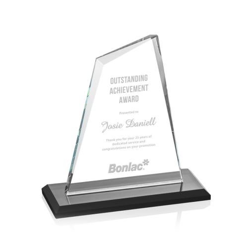 Awards and Trophies - Crystal Awards - Summit Black  Peaks Crystal Award