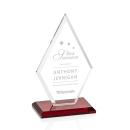 Tuscany Red Diamond Crystal Award