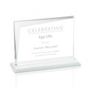 Mirela White  Rectangle Crystal Award