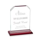 Waterford Red  Peaks Crystal Award