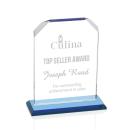 Waterford Sky Blue Peaks Crystal Award