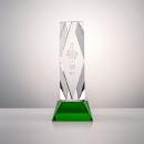 President Green  on Base Crystal Award