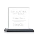 Cardiff Black  Square / Cube Crystal Award