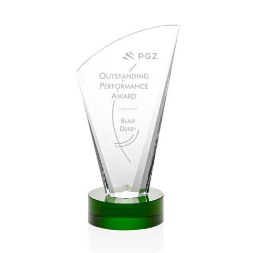 Awards and Trophies - Crystal Awards - Brampton Green Peaks Crystal Award