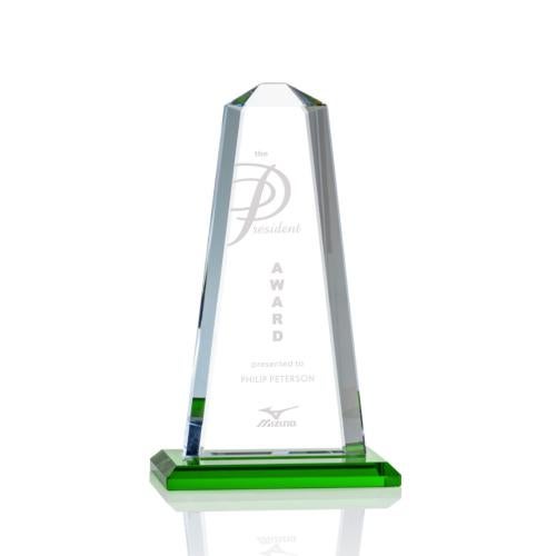 Awards and Trophies - Crystal Awards - Pinnacle Green Towers Crystal Award