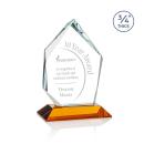 Deerhurst Ice Peak Amber Peaks Crystal Award