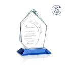 Deerhurst Ice Peak Sky Blue Peaks Crystal Award