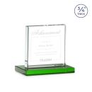 Terra Green Square / Cube Crystal Award