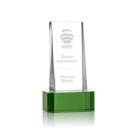 Awards and Trophies - Crystal Awards - Milnerton Green on Base Towers Crystal Award