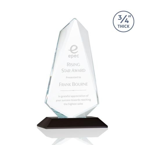 Awards and Trophies - Crystal Awards - Sheridan Black Unique Crystal Award