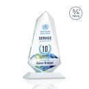 Sheridan Full Color White Unique Crystal Award