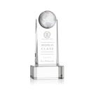 Sherbourne Globe Clear on Base Towers Crystal Award