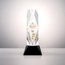 President Full Color Black on Base Towers Crystal Award