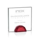 Entwhistle Red Square / Cube Crystal Award