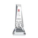Rustern Full Color Clear on Base Obelisk Crystal Award