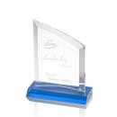 Templar Sky Blue Peaks Crystal Award