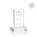 Hathaway Clear Rectangle Crystal Award