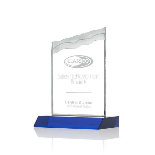 Awards and Trophies - Crystal Awards - Oakwood Blue Peaks Crystal Award