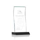 Edmonton Black Rectangle Crystal Award