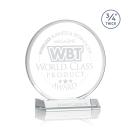 Blackpool Clear Circle Crystal Award