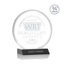 Blackpool Black Circle Crystal Award