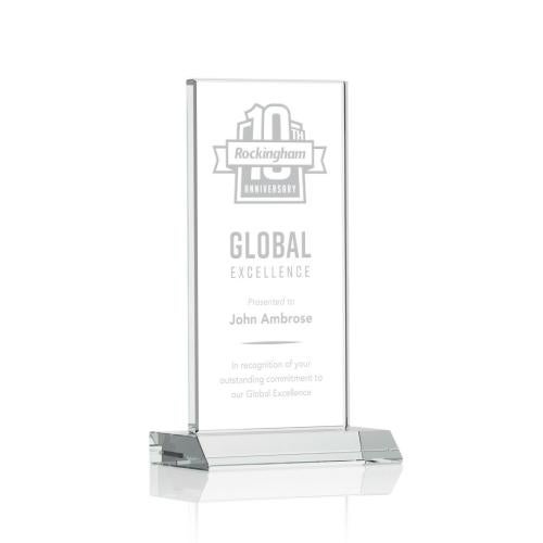Awards and Trophies - Crystal Awards - Bolton Clear Rectangle Crystal Award
