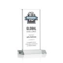 Bolton Full Color Clear Rectangle Crystal Award