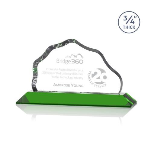 Awards and Trophies - Crystal Awards - Petersen Green Crystal Award