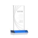 Hawkins Liquid&trade;  Sky Blue  Rectangle Crystal Award