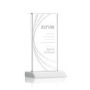 Hawkins Liquid&trade; White  Rectangle Crystal Award