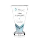 Burney Full Color Clear Polygon Crystal Award