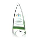 Kent Full Color Green  Peaks Crystal Award