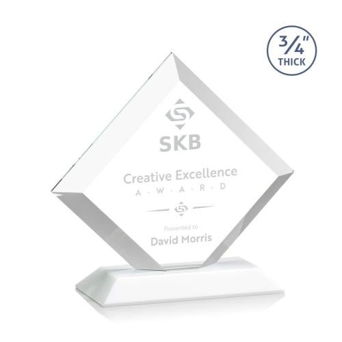 Awards and Trophies - Crystal Awards - Belaire White Diamond Crystal Award