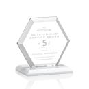 Barnett White Polygon Crystal Award