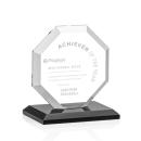 Leyland Black Polygon Crystal Award
